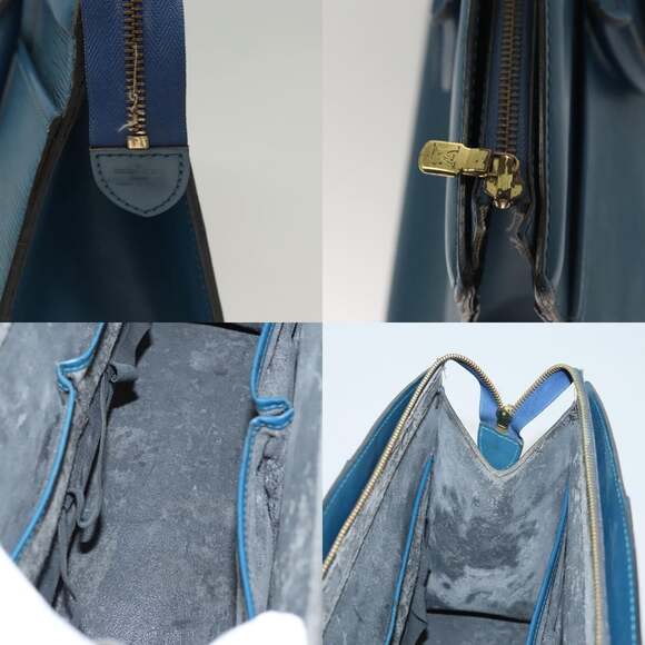 LOUIS VUITTON Epi Riviera Hand Bag Blue M48185 - Picture 11 of 12
